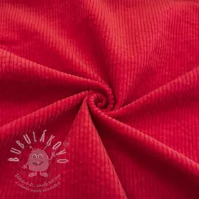 Manšestr 6W WASHED STRETCH red