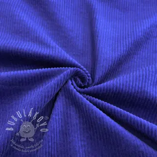 Manšestr 6W WASHED STRETCH cobalt