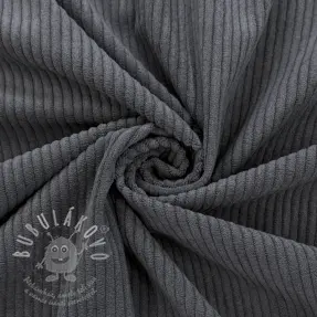 Manšestr 6W COTTON TOUCH dark grey