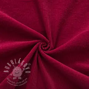 Manšestr 6W WASHED STRETCH dark red