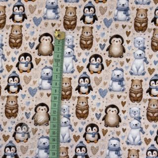 Úplet Pingu and friends design A digital print