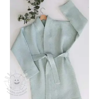 Bavlna s vaflovou vazbou dark green