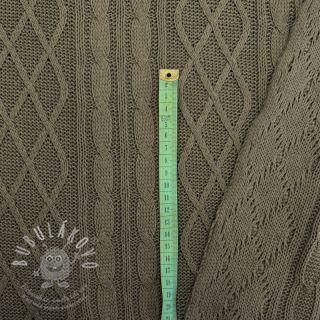 Svetrovina Jacquard CHAIN camo green