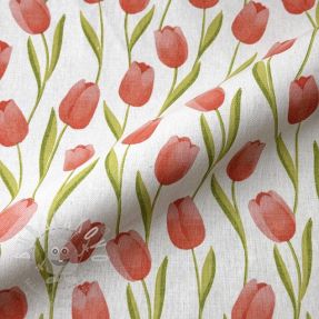 Dekorační látka premium Hand Drawn Tulip