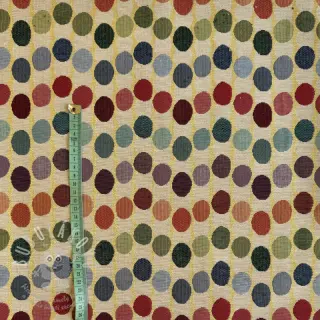 Dekorační látka GOBELIN PREMIUM Graphic Dots Wave