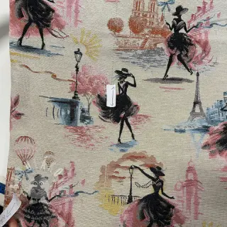 Dekorační látka jacquard Triomphe blanc II.třída