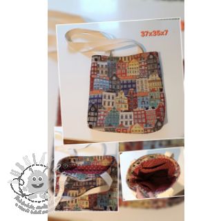 Dekorační látka GOBELIN PREMIUM City canal house