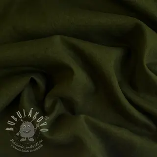 Len předepraný 170 g army green