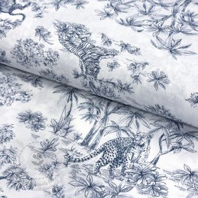 Bavlněná látka Acajou blue PERCALE