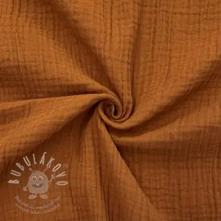 Dvojitá gázovina/mušelín cognac