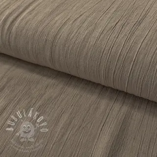 Viskóza se lnem CRINCLE taupe