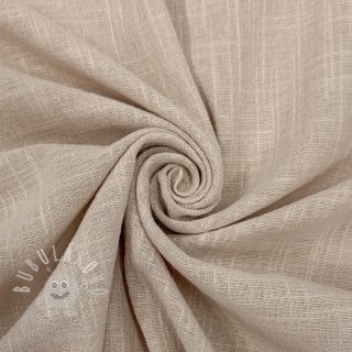 Bavlněná látka SLUB WASHED beige