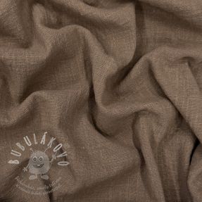 Bavlněná látka SLUB WASHED taupe