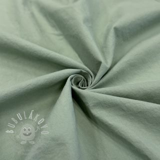 Bavlněná látka WASHED old green