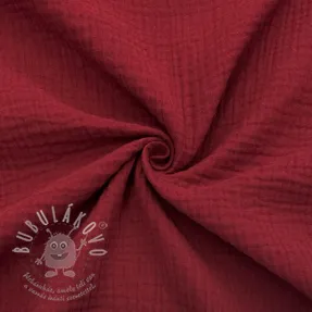 Dvojitá gázovina/mušelín wine ORGANIC