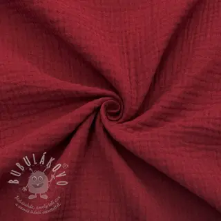 Dvojitá gázovina/mušelín wine ORGANIC