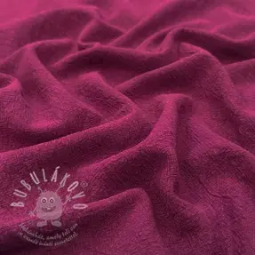 Len předepraný STONEWASHED PREMIUM bordeaux