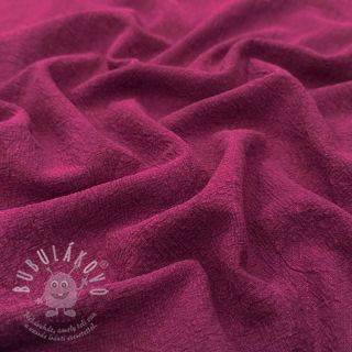 Len předepraný STONEWASHED PREMIUM bordeaux