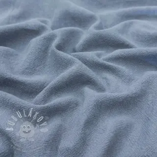 Len předepraný STONEWASHED PREMIUM cloud blue