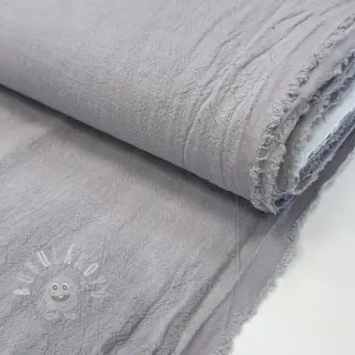 Len předepraný STONEWASHED PREMIUM light grey