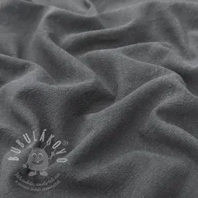 Len předepraný STONEWASHED PREMIUM dark grey