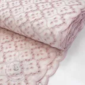 Bavlněná látka EMBROIDERY Lilian rose