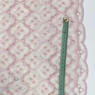 Bavlněná látka EMBROIDERY Lilian rose