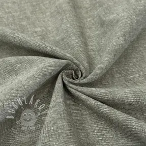 Len s bavlnou Lico camo green