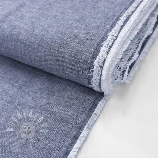 Len s bavlnou Lico navy