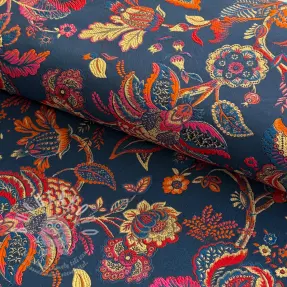 Dekorační látka jacquard Inaya bleu