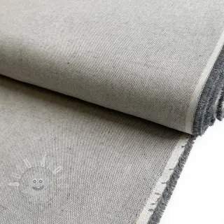 Dekorační látka Linenlook PLAIN soft grey