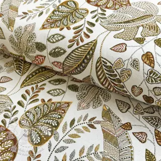 Dekorační látka jacquard Euphoria blanc kaki
