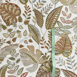 Dekorační látka jacquard Euphoria blanc kaki
