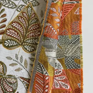 Dekorační látka jacquard Euphoria blanc kaki