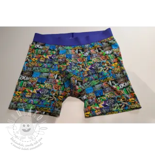 Guma hladká 4 cm cobalt