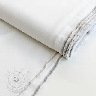 Viskóza se lnem PREMIUM white