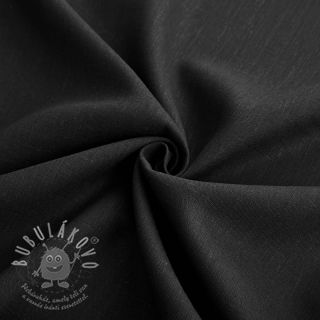 Viskóza se lnem PREMIUM black