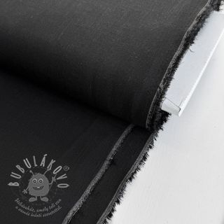 Viskóza se lnem PREMIUM black
