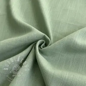 Viskóza se lnem PREMIUM old green