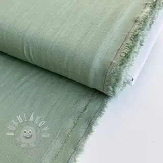 Viskóza se lnem PREMIUM old green