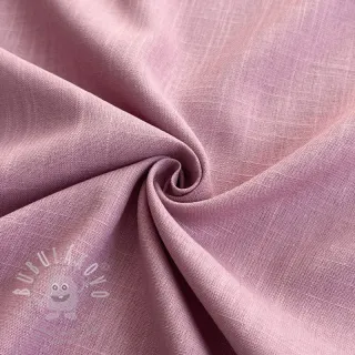 Viskóza se lnem PREMIUM old pink