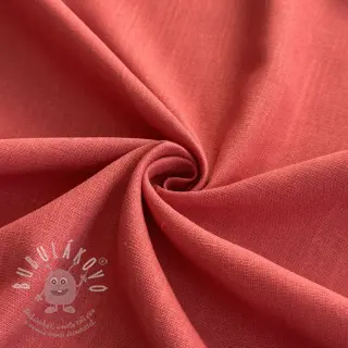 Viskóza se lnem PREMIUM dark coral