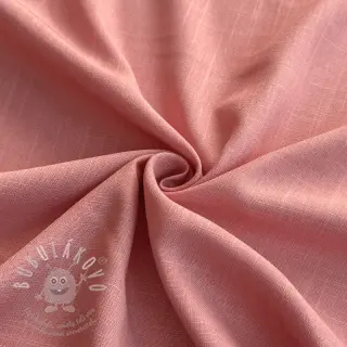 Viskóza se lnem PREMIUM coral
