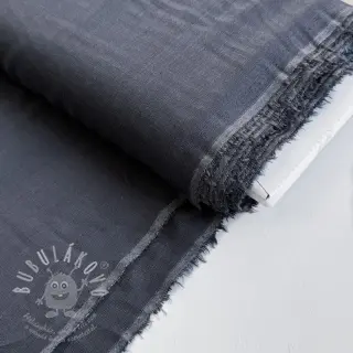 Viskóza se lnem PREMIUM dark grey