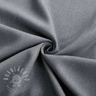 Viskóza se lnem PREMIUM middle grey