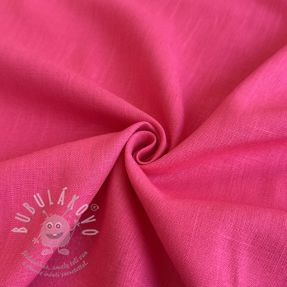 Viskóza s ľanom PREMIUM fuchsia