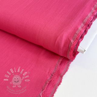 Viskóza se lnem PREMIUM fuchsia