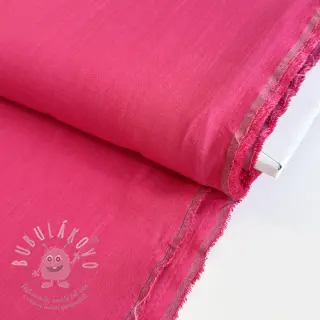 Viskóza se lnem PREMIUM fuchsia