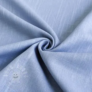 Viskóza se lnem PREMIUM old blue