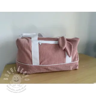 Manšestr 6W COTTON TOUCH old pink